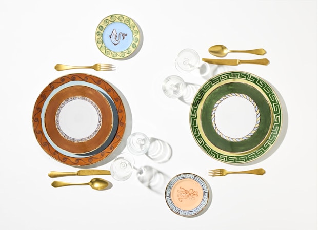 Soup plate Terracotta | Viaggio Di Nettuno | GINORI 1735